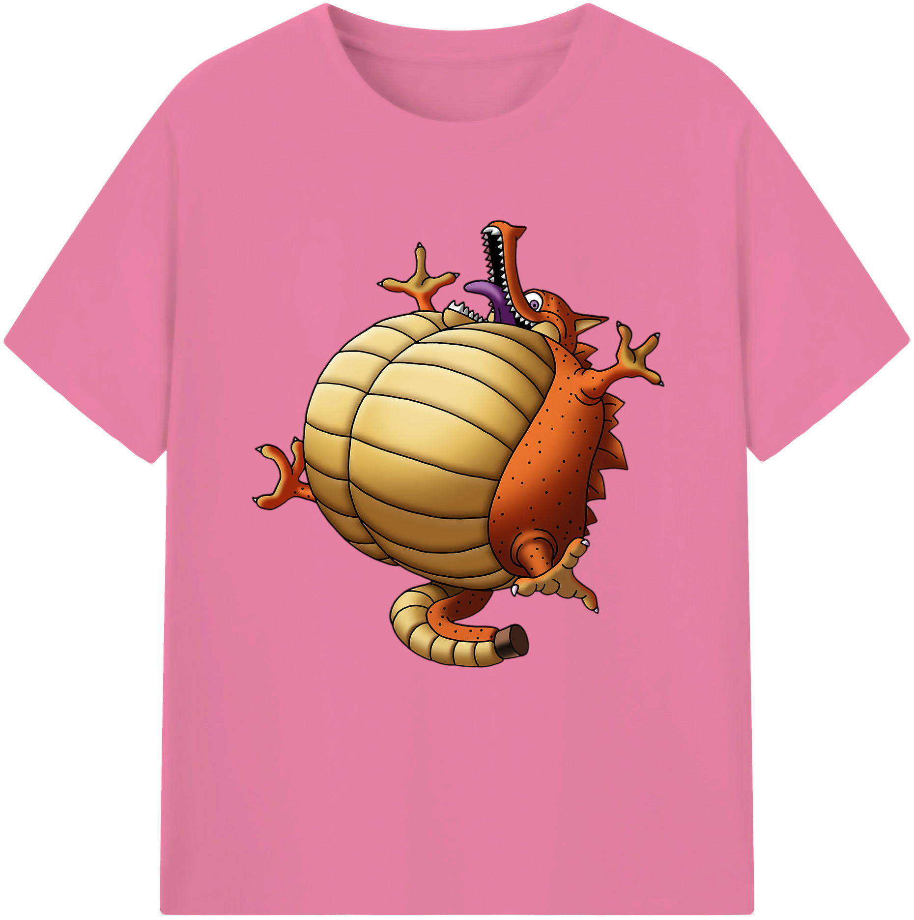 （画像用） ドラゴンクエスト Doragon Kuesuto Dragon Quest 綿100％半袖Tシャツ（フロントプリント）